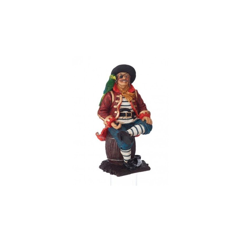 Figura Pirata Con Loro Decoración
