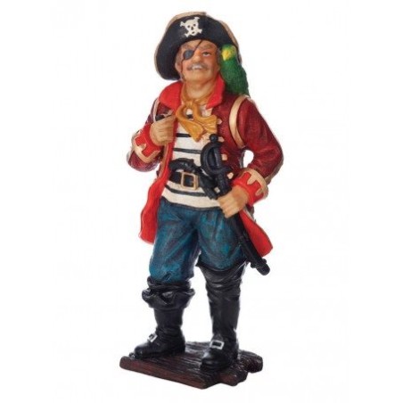 Personaje Pirata Con Loro Decoración