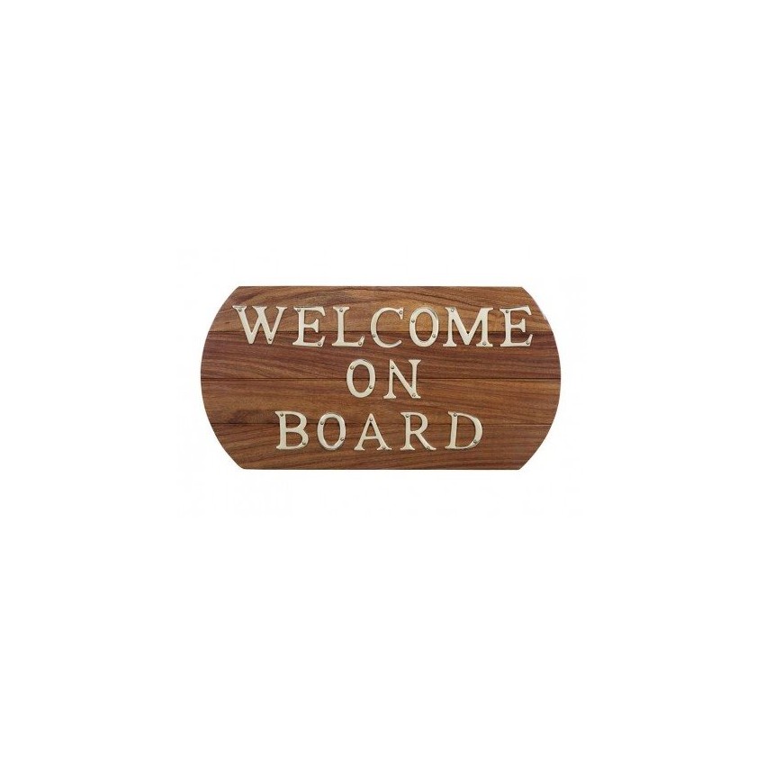 Cuadro Welcome on Board Decoración