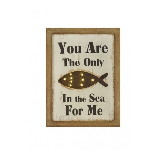Cuadro Luces Led You Are The Only Fish In The Sea For Me