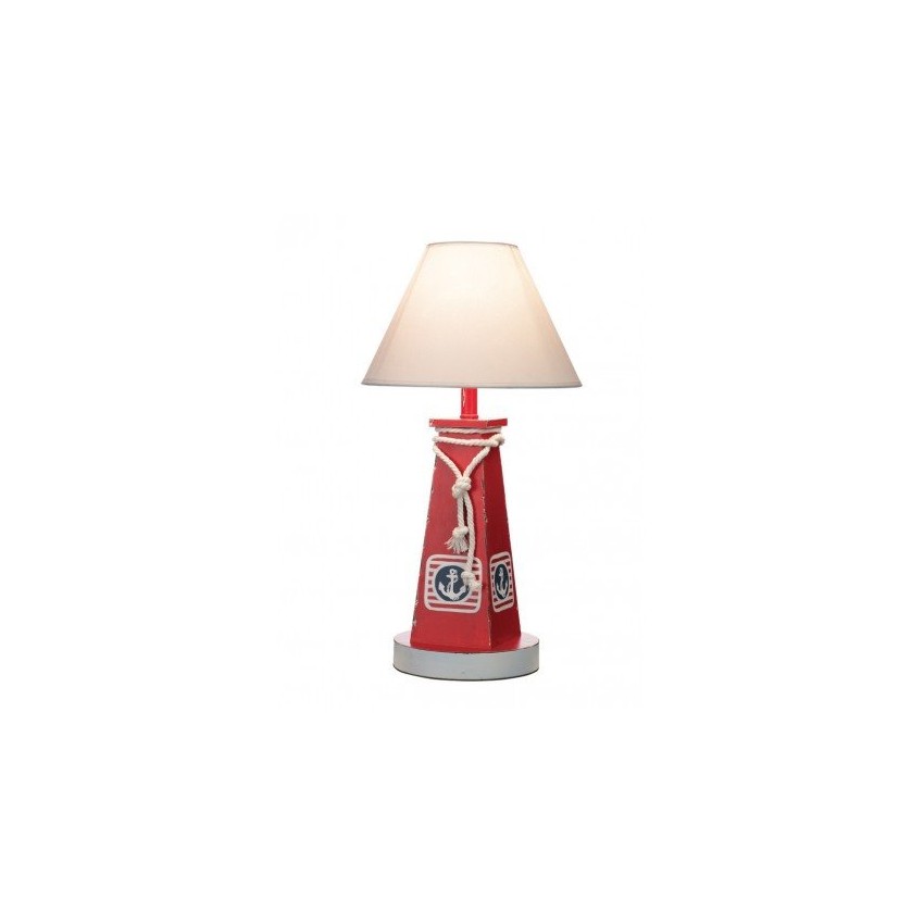 Lámpara Decorativa Baliza Roja Ancla