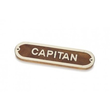 Placa Decorativa Capitán (2u)