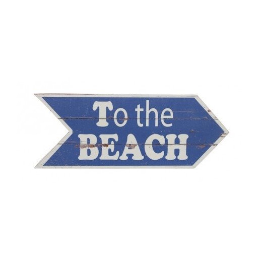 Placa Madera To The Beach