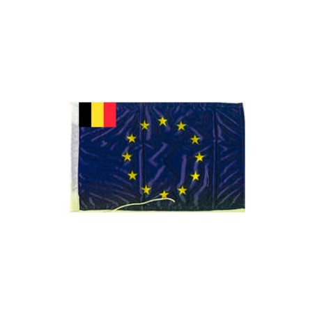 Bandera Unión Europea Belgica