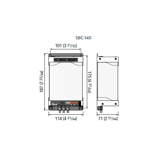 Cargador Batería Quick SBC 140 NRG FR 12A