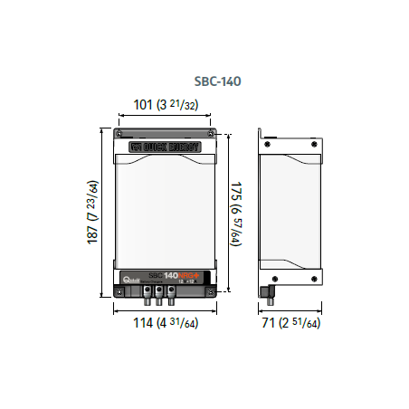 Cargador Batería Quick SBC 140 NRG FR 12A