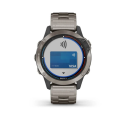 Garmin Quatix 6 Titanio Reloj Náutico GPS