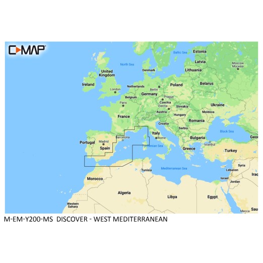Cartografía C-MAP DISCOVER Medium