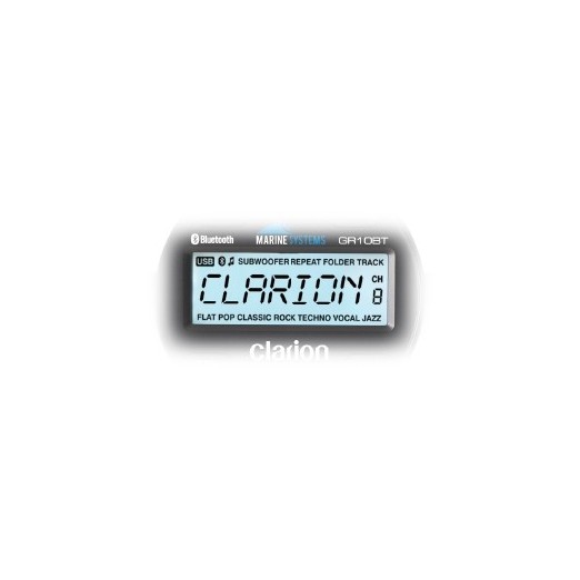 Radio Música Clarion GR10BT Bluetooth