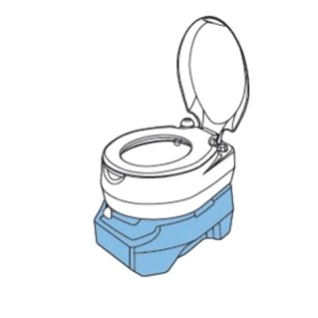ISTABLUE 1L Líquido WC Tanque Residuos Campingaz