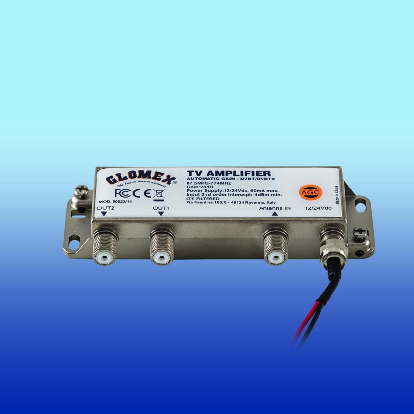 Amplificador Glomex 50023/14 Antenas Glomex