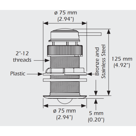 Transductor Airmar DST810 Smart Multisensor Gen2 Paddlewheel