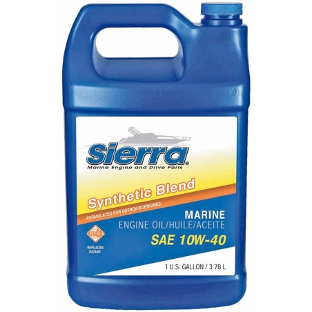 Aceite Sierra Motor Fueraborda Suzuki y Yamaha Semi Sintético 10W-40 3,78 lts