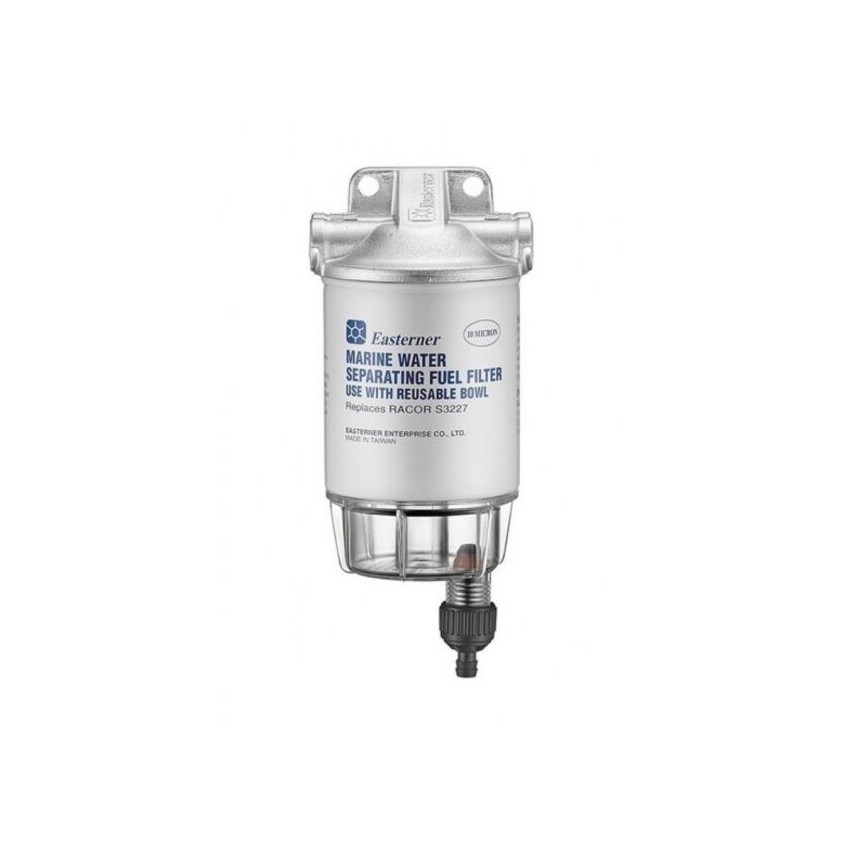 Filtro Separador Agua Cabezal Aluminio 10 Micras 227 LPH