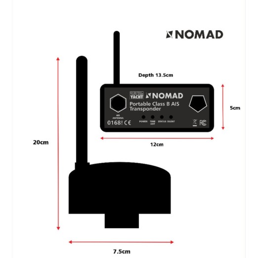 AIS Digital Yacht Nomad 2 Transpondedor AIS Portátil Clase B USB y Wifi