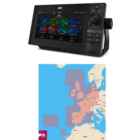 Raymarine Axiom2 PRO 9RVM Con Carta LightHouse Europa Occidental