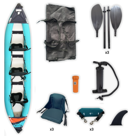 Kayak Hinchable Tahe Beach K3 Pack